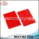 NBRSC 4-Cavity DIY Mini Waffles Cake Chocolate Pan Silicone Tray Baking Mold thumbnail-3
