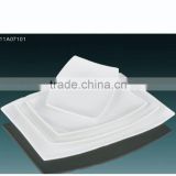 2014 Hot Sale White Porcelain Barbecue Plate