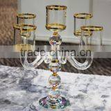 Crystal Glass Candelebra Centerpieces Wedding Candelebra Centerpieces thumbnail-1