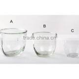 Hot Selling Clear Glass Flower Pots thumbnail-1
