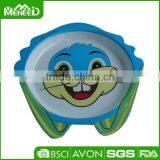 Cheap Rabbit Head Shape Lively Resuable Melamine Cat Bowl thumbnail-1