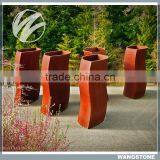 Wholesale Metal Garden Corten Steel Flower Pot thumbnail-1