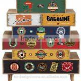 WOODEN CABINET W/8 DRAWERS thumbnail-1