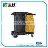 Plastic Cleaning Service Cart Trolley With Wheels thumbnail-2