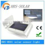 PIR motion sensor security solar led outdoor wall light