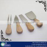 High Quality 4pcs Stainless Steel Cheese Knife Set With Wooden Handle,cheese Tool Set CK-KS072 thumbnail-1