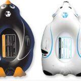 Inflatable Baby Penguin on Sled Inflatable Snow Tube thumbnail-3