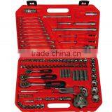 123 Pcs 1/4",3/8"Dr.&1/2"Dr.Socket Wrench Set thumbnail-1