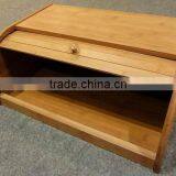 2017 Eco-friendly Natural Bamboo Bread Box With Lid
