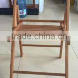 Beech Wood Slat Folding Chair Outdoor Foldable Chair thumbnail-4