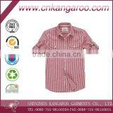 Men's 100% Cotton Casual Vertical Striped Shirts thumbnail-1