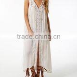 Summer Luxe Lace Boho Cover Up Peasant Women Dresses Western Dresses Names HSd5173 thumbnail-2