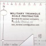 Kearing Brand Manufacture Aviation Square Protractor,combination Square Set Protractor,super Quality Military Square Ruler#KMP-4 thumbnail-2