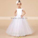 Kids White Flower Girl Dress For Wedding Dresses Girls Backless Princess Dress 2017 Summer Children Clothes thumbnail-2
