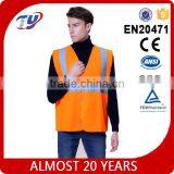 High Visibility Traffic Orange Safety Vest for Kids thumbnail-2