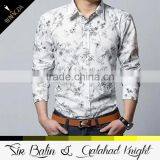 2015 Hot-selling High Quality Long Sleeve 95 Cotton /5 Elastane Printed Fancy Design Men Shirt thumbnail-1
