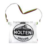 Specialized size, logo, design for cycling musette bag, comfortable and quick dry fabric