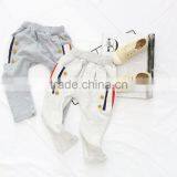 Spring Boy Pants Children Stripe Cotton Stretch Pants Haren All-match Trousers thumbnail-3