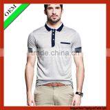 Hot Sale Contrast Color High Quality Polo T-Shirt With Short Sleeve thumbnail-1