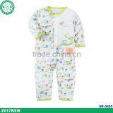 Wholesale Unisex Fashion Design Natural Cotton Fiber 2 Pieces Matching Baby Clothing Set thumbnail-3