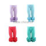 Latest Colorful Design Ruffle Baby Icing Ruffle Pants Cotton Pants thumbnail-1