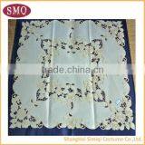 Hot Selling New Design Embroidery Hand Embroidered Tablecloth thumbnail-1