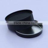 R1885H Black Matt Colour Round Tin Can 250ml Aluminium Tin Black thumbnail-5