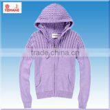 Woman With Hat and Sweater Coat Men's Fashion Sweater thumbnail-1