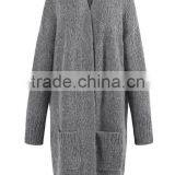 2017 High Quality Winter Acrylic Chenille Heavy Side Pockets Cardigan Sweaters for Women thumbnail-5