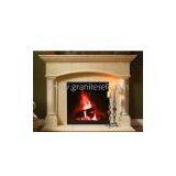 Travertine Fireplace