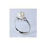 925 Silver Jewelry ,Fresh water pearl rings