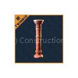 Natural Stone Column / Round Red Pillar For Building thumbnail-1