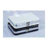 8800mAh Travel Black Dual USB Power Bank With ABS Fireproof thumbnail-1