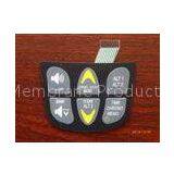 PCB Embossed Membrane Keyboard Switch , Transparent Membrane Switch