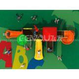 Classic Outdoor Playground Small Plastic Equipment Slide for Kid thumbnail-2