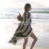 Custom Velour Printed Design Full Digital Color 560GSM High Quality Microfiber Round Beach Blanket Towel thumbnail-3