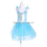 PD1655 blue dance dress 3-6 years old dress paradise princess bride costumes