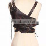 Steampunk Heart Chest Harness Made of Faux PU Leather thumbnail-2