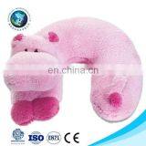 Cheap New Design Plush Pink Pig u Shape Memory Foam Neck Pillow Promotional Kids u Shape Cushion thumbnail-4