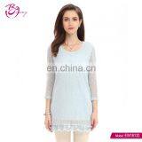 Wholesale Latest Long Sleeve Women Casual Blouse Designs