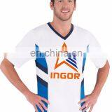 2016 China OEM man wholesale short sleeve cheerleading uniforms