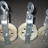 stringing pulley; single sheave stringing block; conductor stringing tackle block