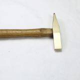Non Sparking Hand Tools Wooden Handle Aluminum Bronze Alloy Chipping Hammer thumbnail-2