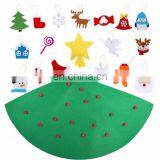 Wholesale Customization Christmas Pendant Children DIY Mass Felt Christmas Tree thumbnail-3