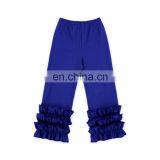 Children Blue Color Clothing Set Girl Daily Casual Colorful Printing Clothing Set thumbnail-3