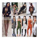 Women Fashion Hot Sale Reflective Tight Brazilian Bodycon One Piece Sexy Bodysuit Jumpsuit thumbnail-2