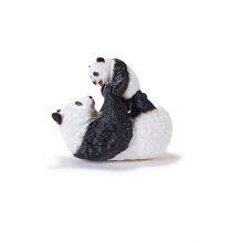 Plastic Female Giant Panda Figurine Soft Vinyl China Panda Animal Model Toys Jungle Animal Action Figure for Kids Gifts thumbnail-4