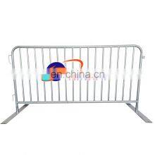 Hot Sales Dipped Galvanized Steel Removable Feet Connect Barrier Fence for Crowd Control Low Price thumbnail-1