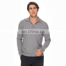 Anti-shrink Polo 100 Cashmere Sweaters for Men thumbnail-1