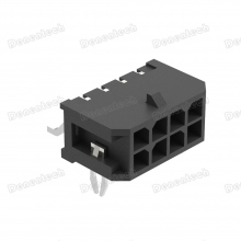 Denentech 3.00mm Wafer MX Type Dual Row Right Angle SMT Connector With Lock